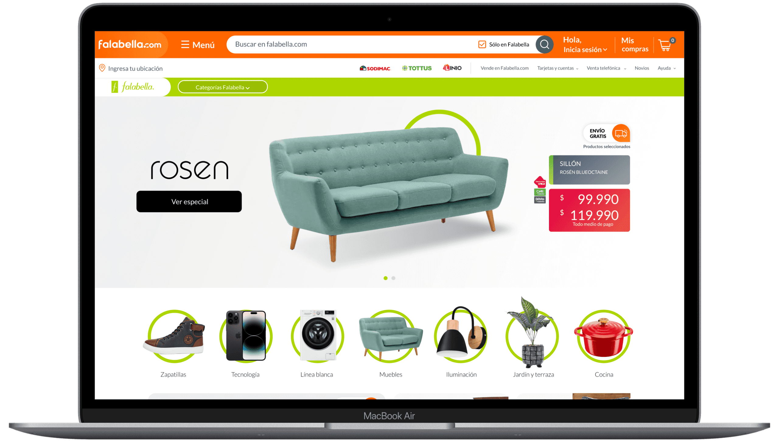 Falabella Homa Sprint UX
