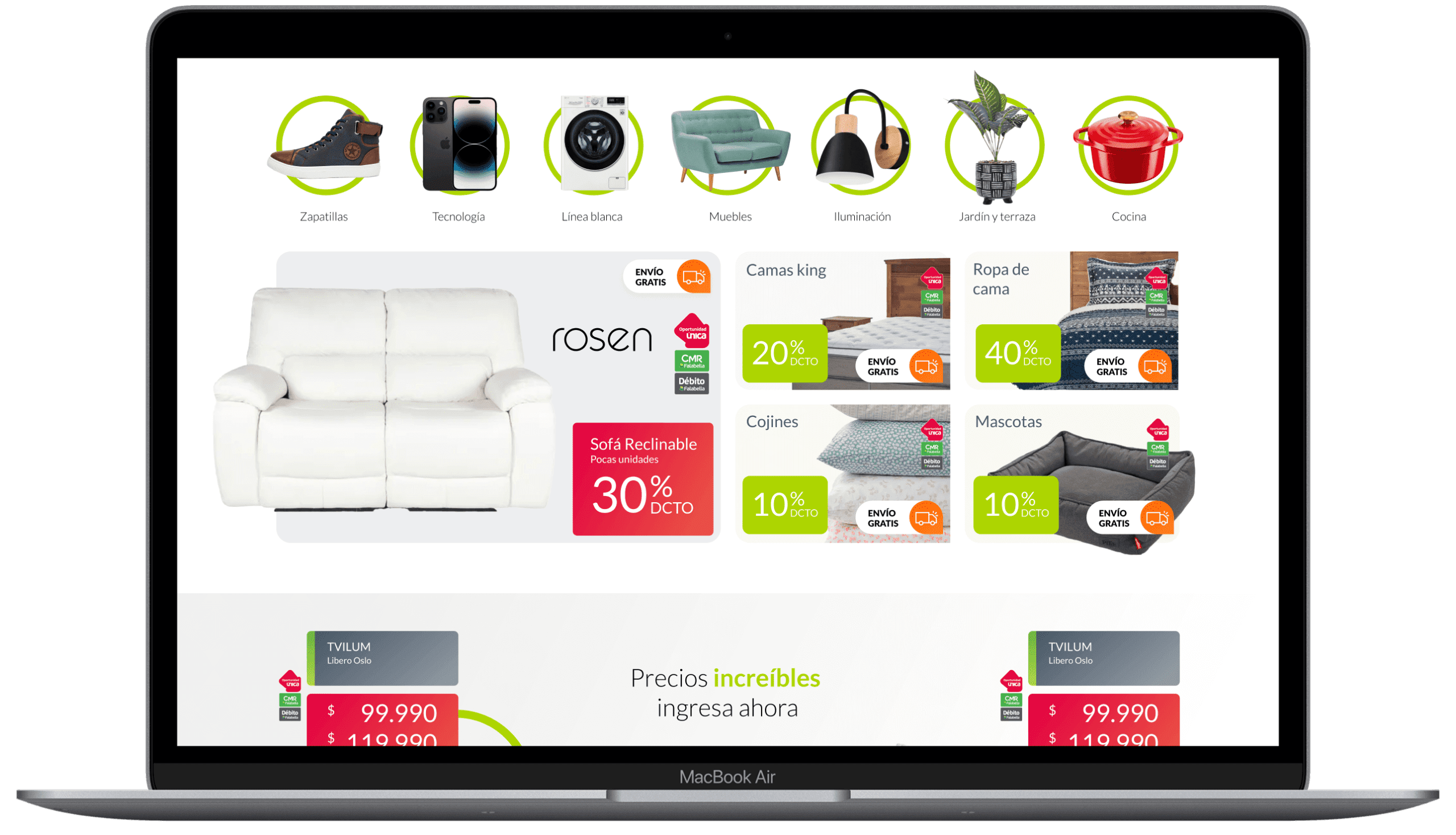 Falabella Homa Sprint UX