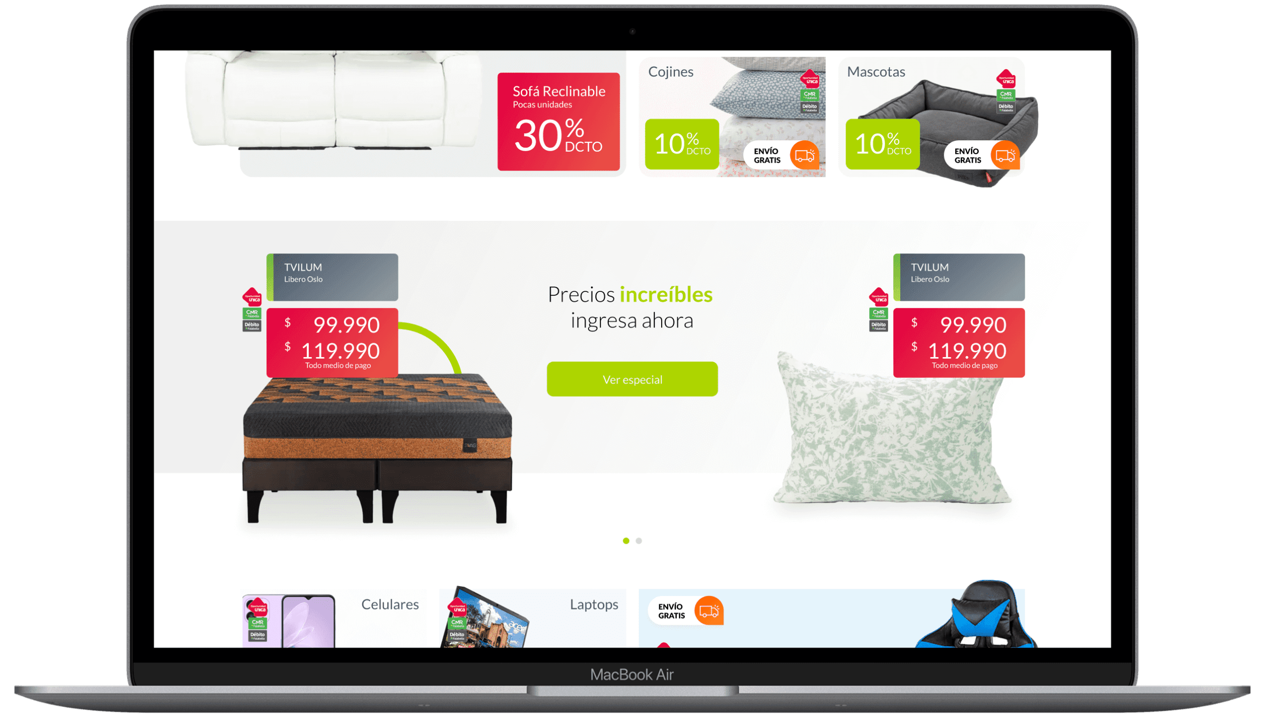 Falabella Homa Sprint UX